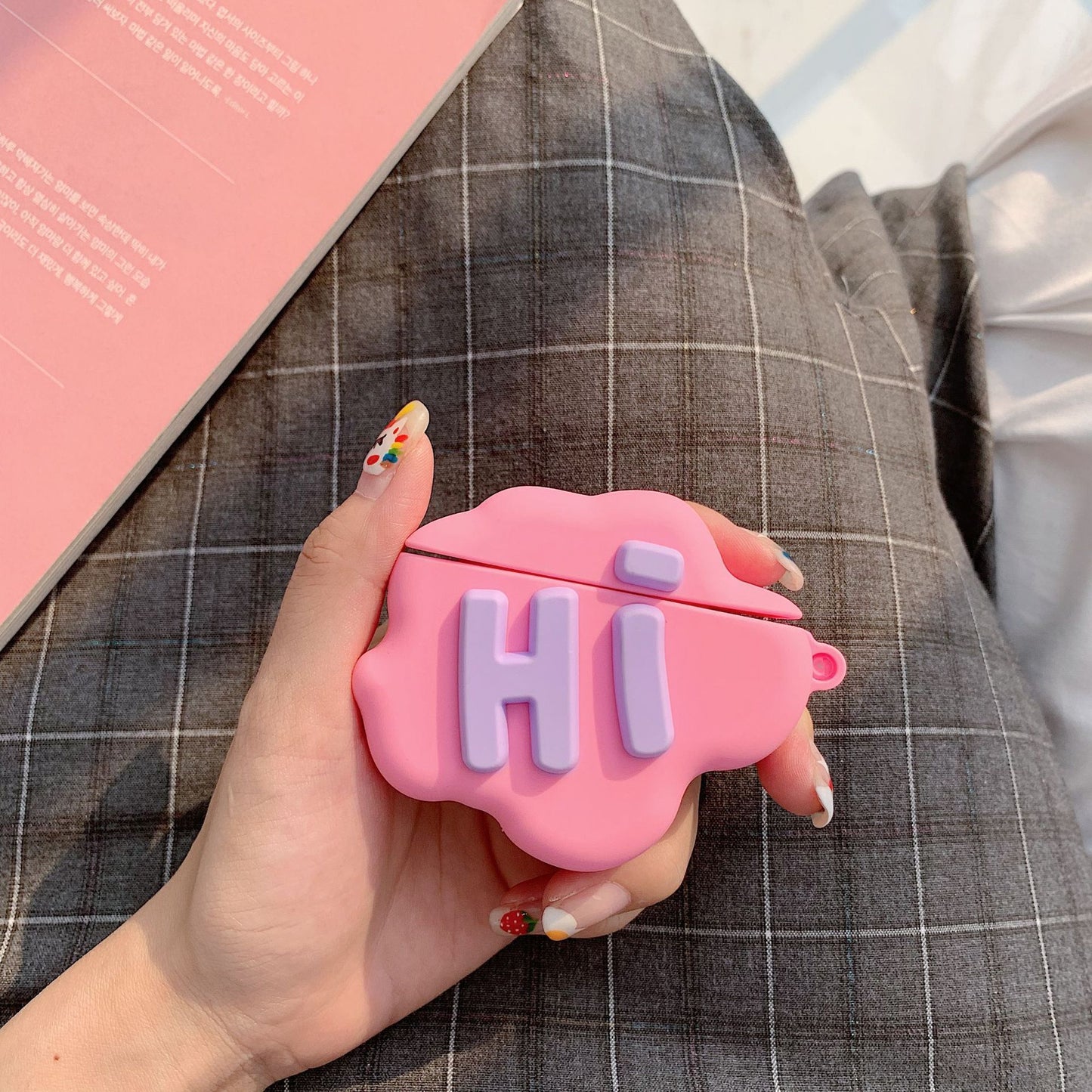 Hi Bye Cloud AirPods Case - Cute & Soft Silicone Cover