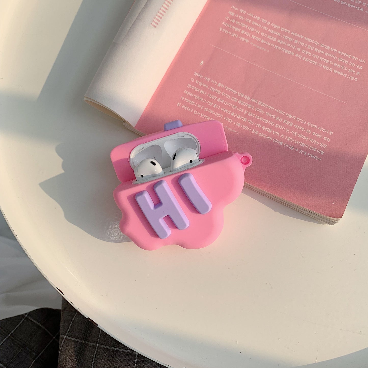 Hi Bye Cloud AirPods Case - Cute & Soft Silicone Cover