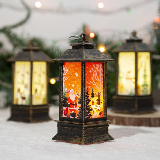 Santa Claus LED Lantern – Festive Indoor & Outdoor Decor